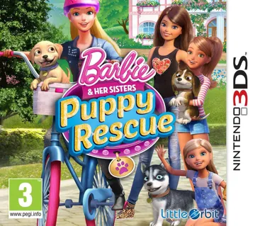 Barbie & Her Sisters - Puppy Rescue (Europe)(Fr,Es,It) box cover front